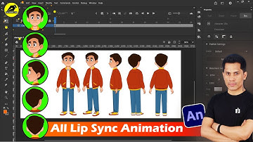 Lip Sync Animation All Pose | Mouth Animation | 2D Animation Course Online | @LearnAnimationHindi