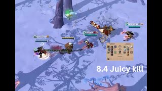 ALBION ONLINE GANK TRANSPORT - 140M 8.4 kill and more