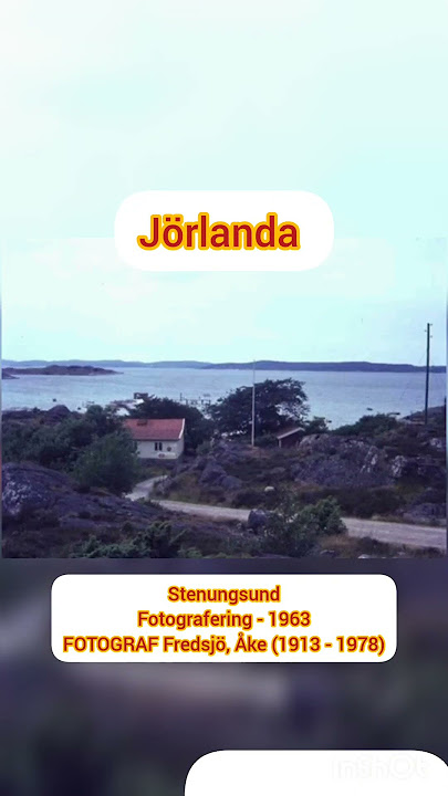 Jörlanda  Stenungsund Fotografering - 1963FOTOGRAF Fredsjö, Åke (1913 - 1978)
