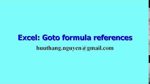 Goto formula references
