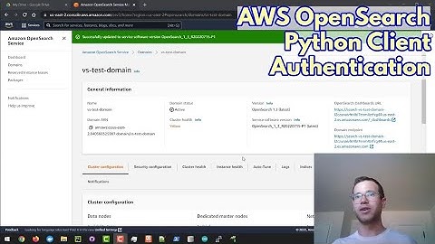 AWS OpenSearch Python Client Remote Cluster Authentication