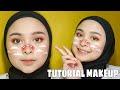 CARA GAMPANG TUTORIAL MAKEUP GAMBAR PLESTER & AWAN | FACE PAINTING