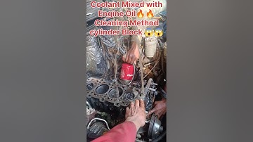 Coolant Mixed with Engine oil 😱🔥#shorts #youtubeshorts #scorpio #automotivetechniciannepal #viral