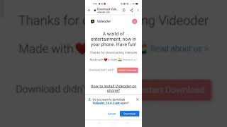 How to download videoder screenshot 3