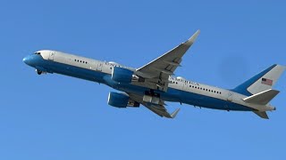 Air Force Two Taxi + LOUD Fast Takeoff From Fort Lauderdale International Airport (KFLL)