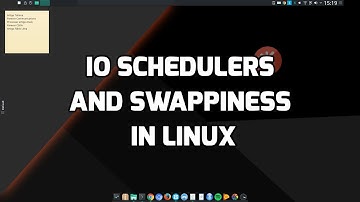 Linux: IO schedulers and swappiness