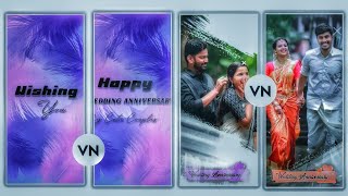 wedding anniversary songs WhatsApp status||wedding anniversary video editing tamil|| vn video editor screenshot 3