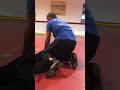 Wrestling arm behind the back trick