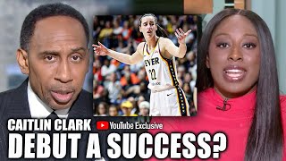 Stephen A. LOVES Caitlin Clark's 'CAPABILITIES' after WNBA debut  | First Take YouTube Exclusive