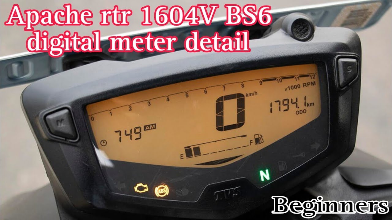 Apache 1604V digital meter detail / information | अपाचे RTR 1604V के ...