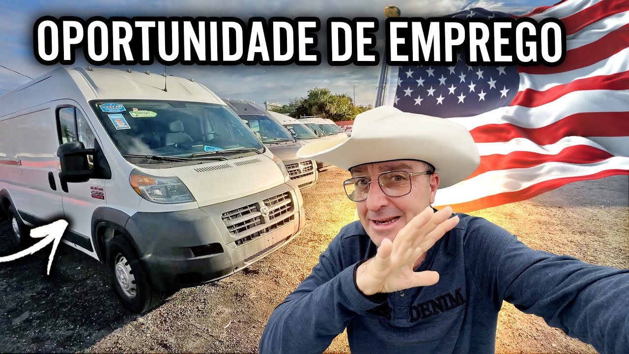 OPORTUNIDADE BOA DE TRABALHO NOS EUA 🇺🇸