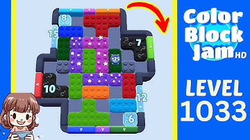 Color Block Jam Level 1033 Solution Walkthrough