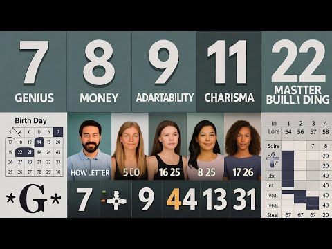 راز اعداد تولد در 90 ثانیه نابغه ها پولسازها کاریزماتیک ها