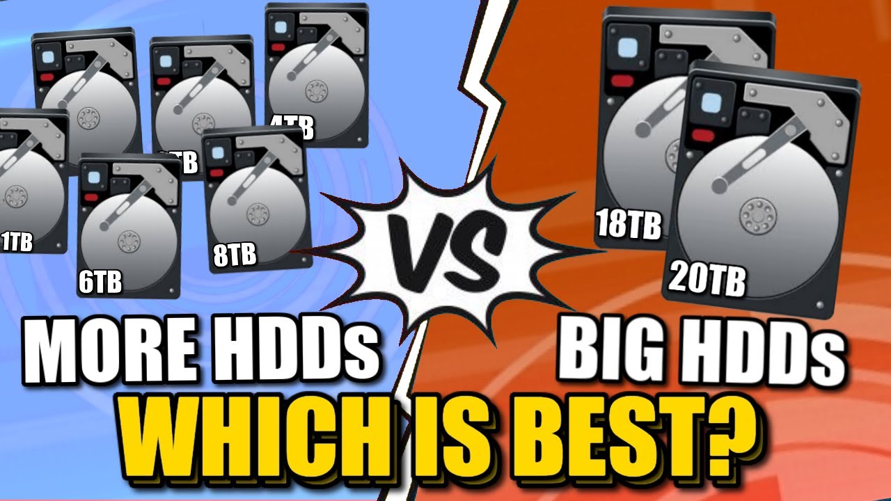 Big Hard Drives vs More Hard Drives – Which Should You Choose