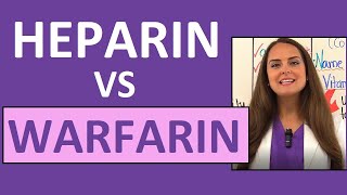 Heparin vs Warfarin (Coumadin) Nursing Review Anticoagulant Differences screenshot 4