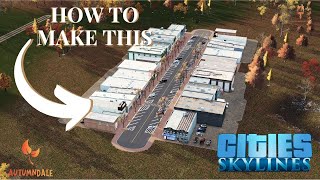How To Build A Realistic Small Town In Cities Skylines Pt.1 Autumndale Ep. 1