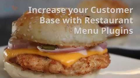 Restaurant Menu Plugins