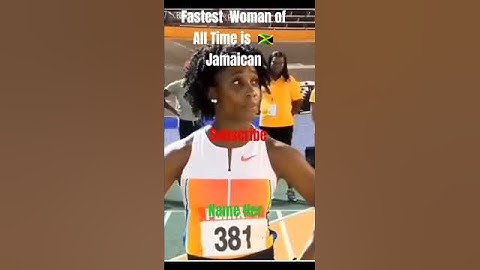 Thumbnail of Greatest  Woman Sprinter of All Time  #trackandfield #sports #athlete #olympics