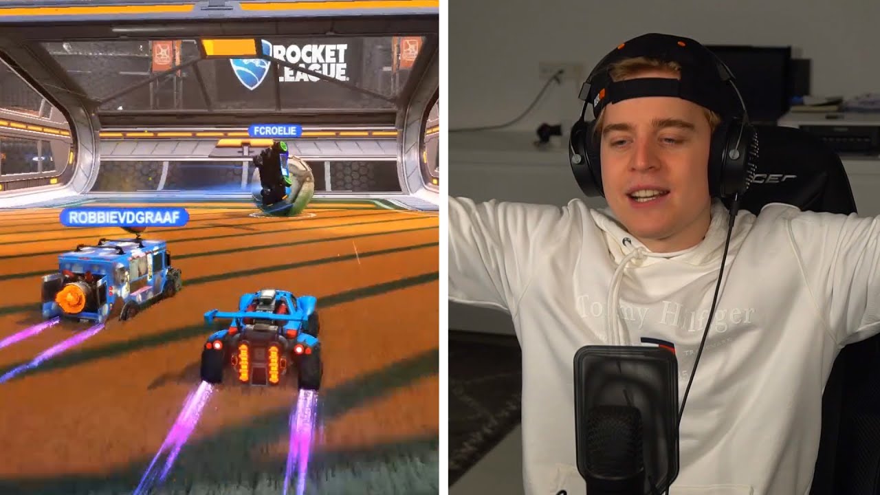 BANKZITTERS SPELEN ROCKET LEAGUE (heel hoog niveau)