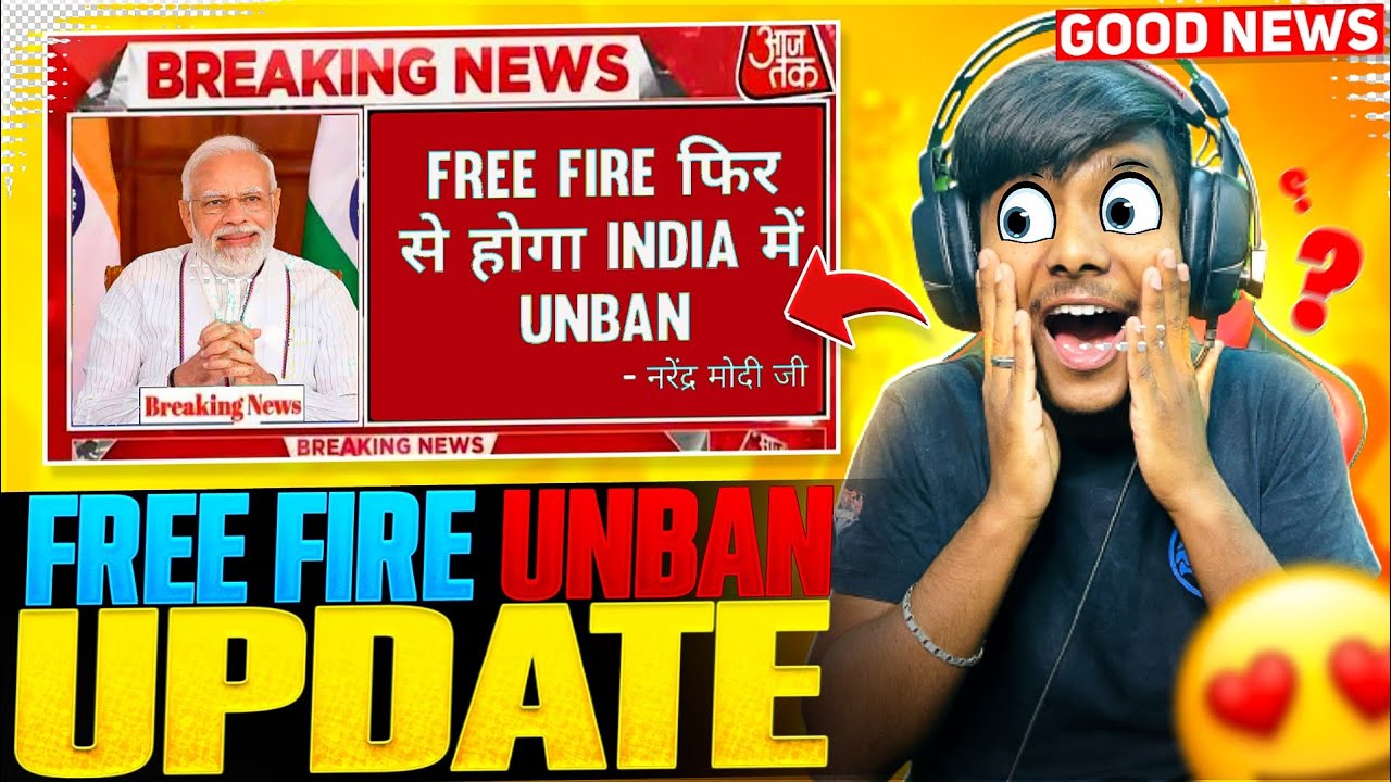 Free Fire Unban Update😍 || Garena Free Fire's Banner