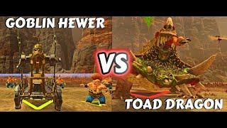 Who Will Win? Goblin Hewer or Toad Dragon in Warhammer Total War 3!