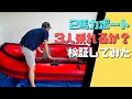 2馬力ボートに3人乗れるのか！？
