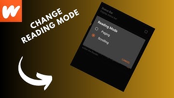 how to change reading mode on wattpad