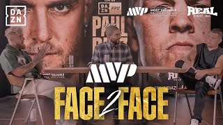 Jake Paul vs. Nate Diaz - MVP Face 2 Face