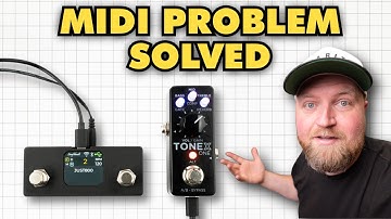 Now your TONEX ONE has MIDI with Pirate Midi POLAR!