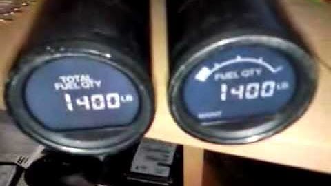DC-9 instruments via Arduino: Fuel quantity I