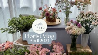 Vlog: #dayinmylife What's it like being a florist, Learn flower names, Floral Courses #Singapore