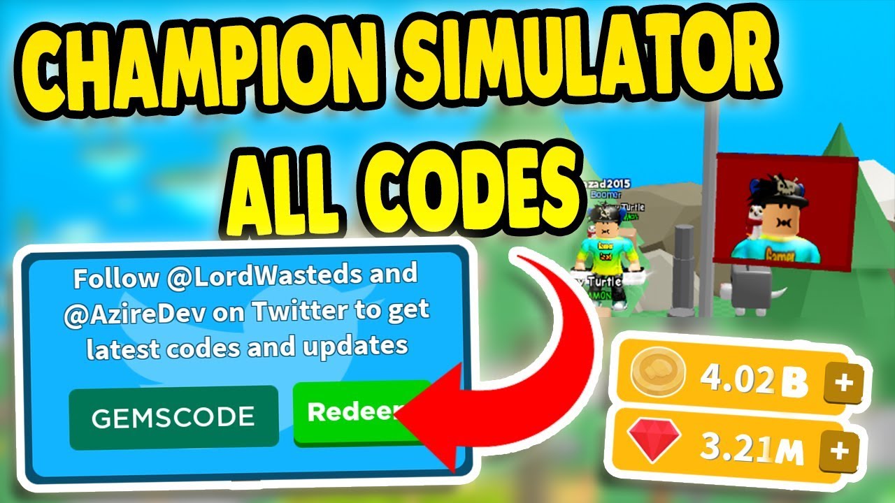 all-new-champion-simulator-release-codes-2019-pets-champion-simulator-roblox