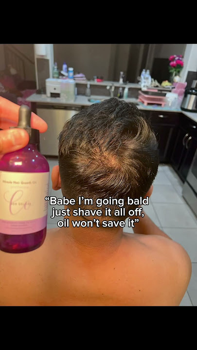 he thought he was cooked 😂 #hairgrowth #haircare #hair #naturalhair #curlyhair #curls