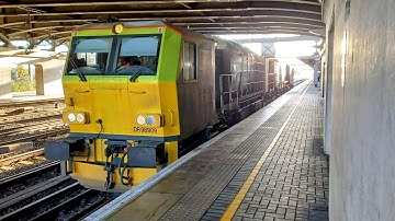 Network Rail MPV DR98909/DR98959 depart Ashford International for Tonbridge (15/11/2023)