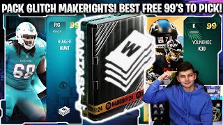 PACK GLITCH MAKERIGHTS! THE BEST FREE 99 OVERALL WEEKLY WILDCARD CHAMPION+NNAHPI 99 OVERALL TO PICK!