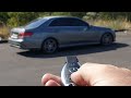 How to close the trunk with the Key from afar on Mercedes W212, W204 W205 / Activation Trunk Closing