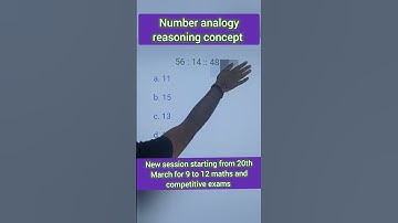 Number analogy reasoning concept #sscgd #sscresoning #numberanalogy #reasoning #reasoningtricks #ssc
