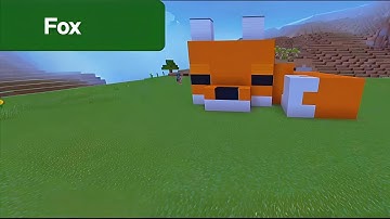🦊“How to Build a Cute Fox in Minecraft | Easy Tutorial!”