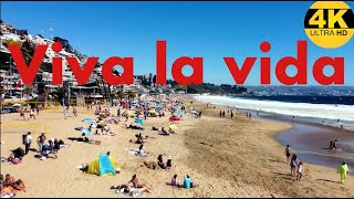 🌞 Recorrido por Viña del Mar, Reñaca y Santiago video 4k