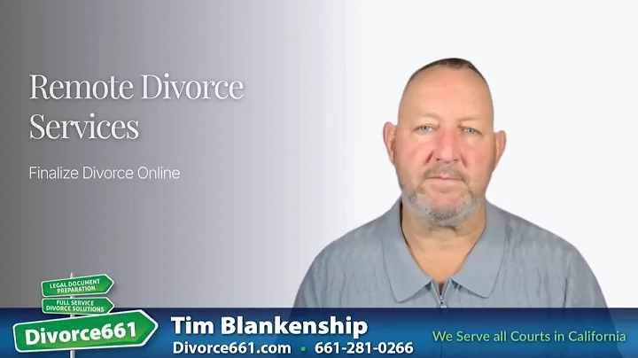 No Court, No Office Visits! How to Get a Remote Divorce in California 📄 Los Angeles Divorce