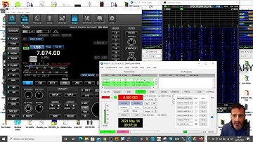 ICOM IC-7300 - RS-BA1 software wireless FT8 -Learning