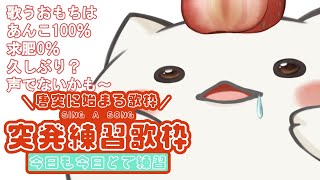 【今年も練習歌枠】ひっそりはじめてくるもち　もちゃの声が準備中に音出ししてて既に終わってる　#大福の大冒険  #vtuber  #歌枠
