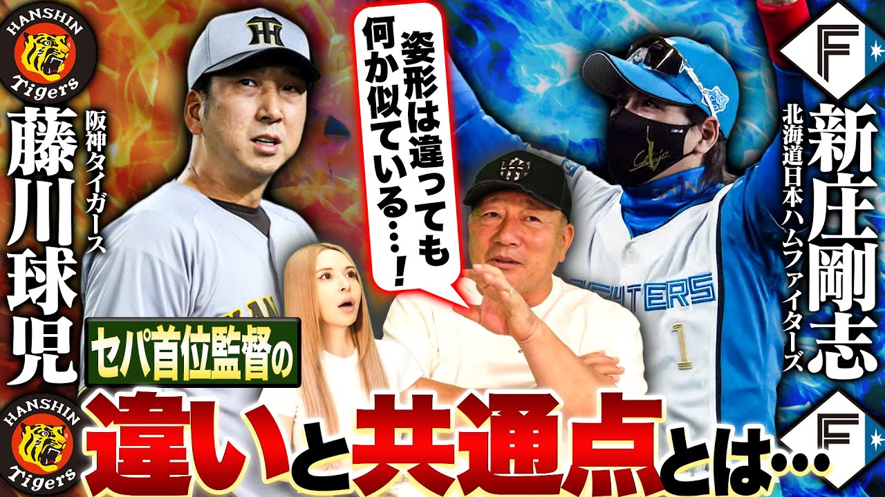 【徹底考察】藤川球児×新庄剛志!セパ首位監督の「決定的な違い」とは?他球団の監督と何が違うのか?徹底比較&考察!