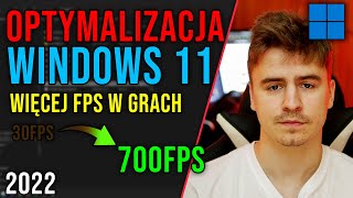 JAK MIEĆ WIĘCEJ FPS W GRACH NA WINDOWS 11? 😲 Optymalizacja Win 11 😵 Lipiec 2022 *Nowy Film w Opisie* screenshot 2