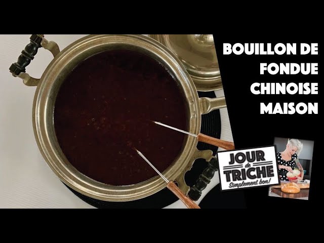 Bouillon maison pour fondue chinoise