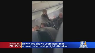 Video shows Leominster man accused of attack on United flight