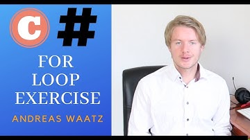C# Exercises and Solutions for Beginners - Create a For Loop 2019