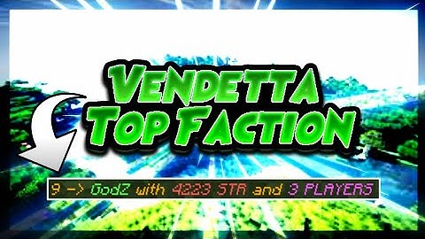 OMG IM TOP FACTION!|Vendetta OP Factions|MCPE 1.2.0