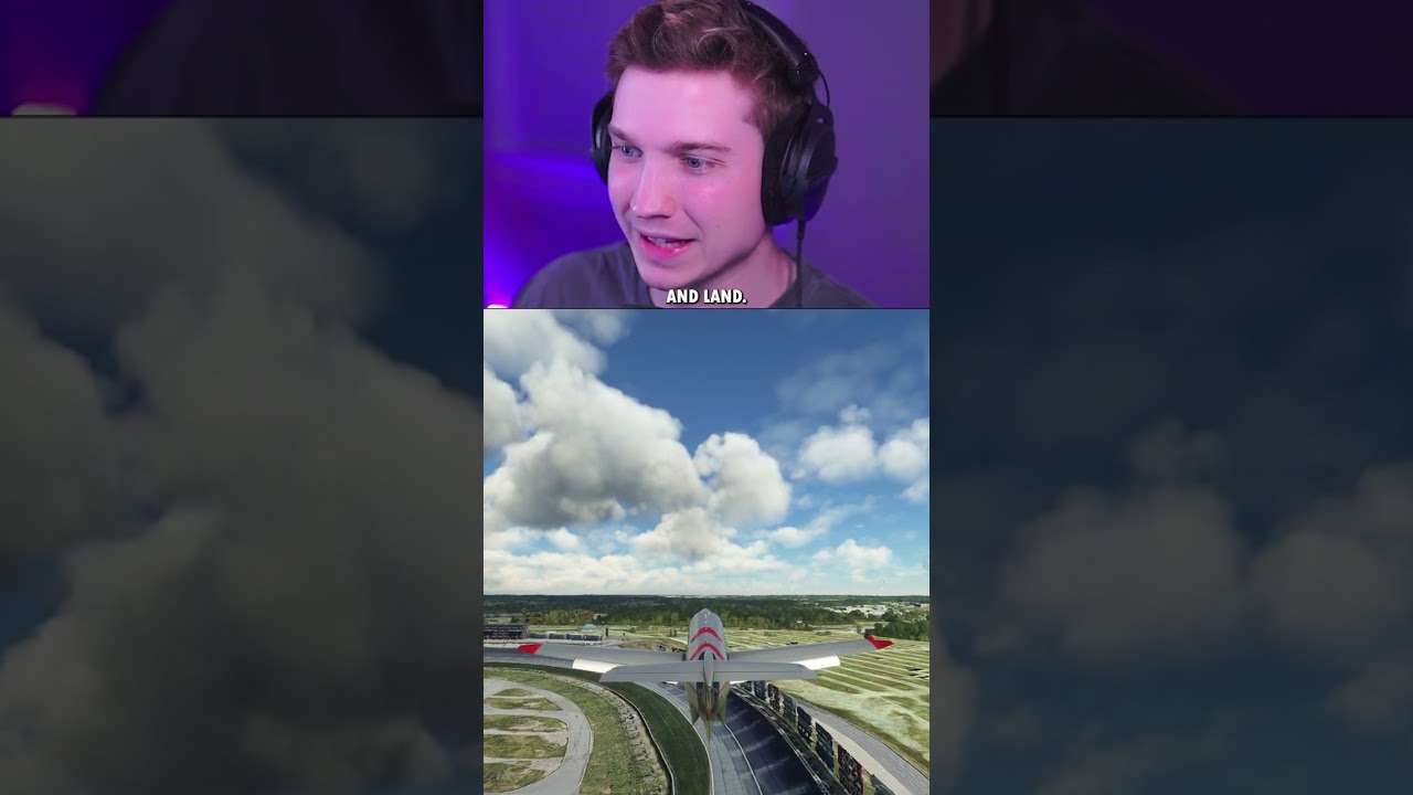 Landing Plane on a Race Car Track! | Microsoft Flight Simulator