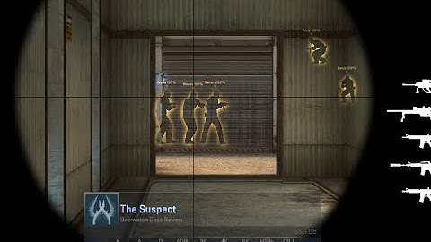 CS:GO blatant wall and aim hacking